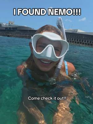 Just keep swimming… all the way to Japan 😅 Should I try to find Dory next? #nemo #japan #freediving #okinawa #oceangirl 
