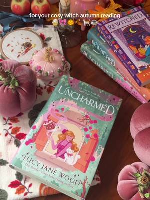 It’s officially Uncharmed month 🥹🎀✨ #autumn #fall #autumnbooks #fallaesthetic #fallbooks 