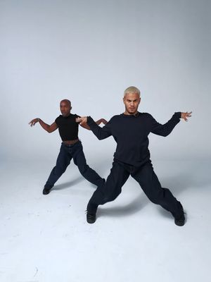 Dancer duos. From on set to behind the scenes. The dancers pair off and perform. Cast: @alexmateo___ @byroncetingg @athena.cruz00 @charlize.glass @stephmincone @gavinmorales334 Explore the campaign at link in bio. #BetterinDenim