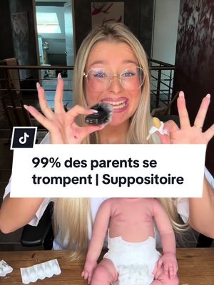 Mettre le suppositoire côté plat en premier, permet plus de confort (plus physio à la fermeture du sphincter), moins de rejet (il est propulsé à l’intérieur et non à l’extérieur) et plus d’efficacité. 🤍 #grossesse #accouchement #maman #papa #postpartum 