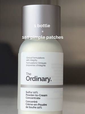 god forbid we want you to save those coins and lock in 🔐💸 #theordinary #sulfurpowdertocream 