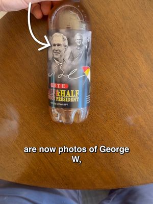 I made an Arizona Iced tea into a George w. Bush Iced Tea. Thank you @fiverr for always helping me get my stupid ideas into reality.