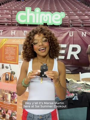 The rain didn’t stop us at @SaiSummerCookout from supporting small businesses 💚✨ Make sure to check out these 2 Chime members’ small businesses: — charlessheacandleco.shop — @C&C  If you’re a small business owner, tag your business below! @Marsai 