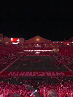 Lightning McQueen said it best ⚡️ #Badgers #CollegeFootball #lit #lights 