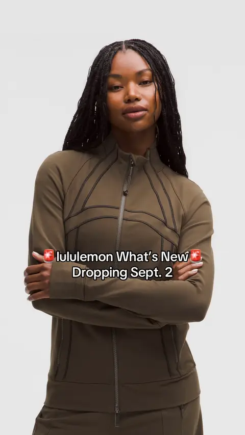 Incoming newness—more matching sets, fall-ready neutrals, and Align No Line Shorts. Dropping Sept 2. #lululemonwhatsnew #lululemon 