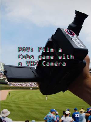 roll the tape. 📹 #cubs #MLB #wrigleyfield 