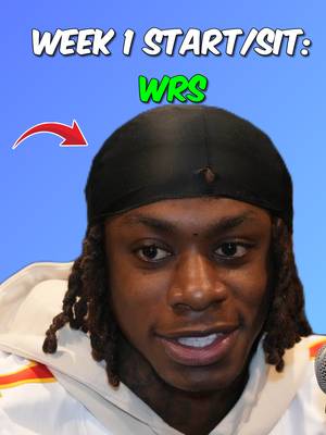 WRs To Start & Sit For Week 1 Fantasy Football 🏆#nfl #fantasyfootball #fantasyfootballadvice #fyp