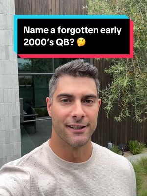 Summer is ending, football is here. 🏈 Jimmy Garoppolo named his, now it’s your turn...name a forgotten early 2000’s QB in comments. 💬