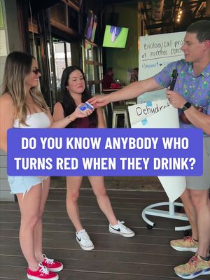 Do you know anybody who turns red when they drink? #Cheers #flushing #drinktok #laborday #tiktokshoplabordaysale