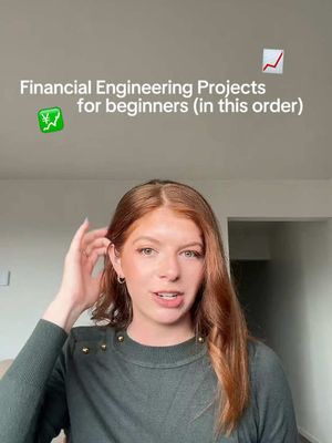 Some basics if you are new and interested in this field! Also I’m going to be your big sister for a moment and tell you…this is not groundbreaking and if you want to break into quant there is a LONG road ahead Hopefully you are starting this journey as a high schooler or early in college at a top tier CS/math/econ uni because projects, top grades and math competitions will help you get to the interview stages if you want to land a quant job out of college  Now…financial engineering also doesn’t just lead to quant finance jobs either…there are so many other ways, careers and personal projects these topics can be applied to as well! It’s a fascinating field and I hope you can be inspired to learn more about it and dig deeper just out of your curiosity too ⭐️ /rant bc I see too many ppl be like I want to get into quant but this isn’t even the start and it’s not to discourage but to not give you false hope that these beginner projects are all you need on your resume to go apply to a Citadel or Jane Street #codingproject #financialengineering 