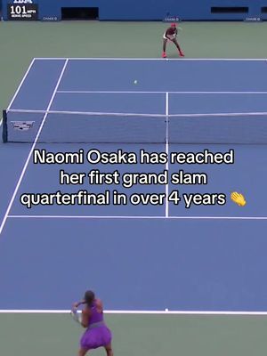 She’s back #naomiosaka #USOpen #tennis 
