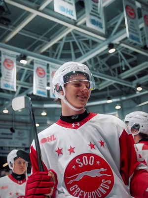 ONE DOWN. MANY TO GO. Hounds win 3-1 over Sudbury! 🔴⚪️ #ohlhoundpower #ohl #soogreyhounds #ohlhockey 