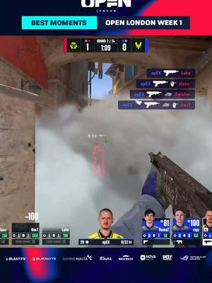 A pick of our best moments from the BLAST Open London Group Stage 🔥 What has been your favourite moment so far? 👀 #BLASTPremier #CS2 #counterstrike #counterstrike2 #esports #cs2clips #cs2highlights