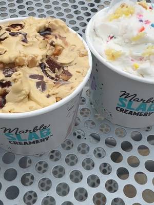 When imagination meets Ice Cream… you get S’mores, Coffee Crunch, Birthday Bash, & Candy Bar Blast 😍 Try our four new combinations today!