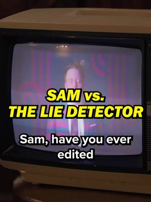 Can Sam beat the lie detector test? 🟢🔴 ▶️Watch the full Game Changer episode on Dropout.tv #gamechanger #dropout #samreich #brennanleemulligan #liedetector