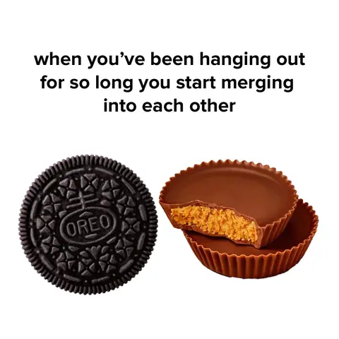 OREO 🤝 REESE’S. Available now.  #reunion #oreos #amatteroftime 