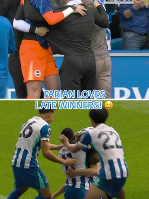 #FabianHurzeler definitely enjoyed our winner 🆚 #ManCity! 😆 #PremierLeague