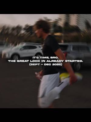 It’s time! The great lock in already started.  Become someone different! #september #consistency #great #lockin #winterarc 