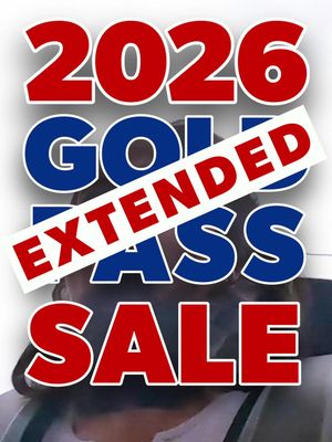 🚨🏆 MVP SALE EXTENDED 🏆🚨 Srsly, this 2026 Gold Season Pass offer ends Sept. 14, 2025 👉 check the bio 🔗