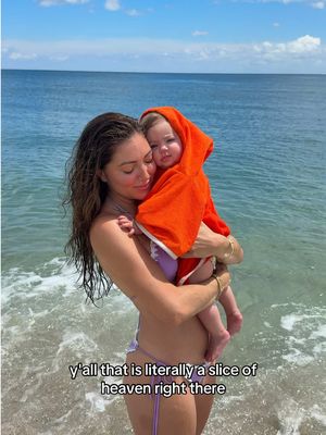 Paloma’s first beach trip🥹🌊 #momlife #couple #traveltiktok #pookie 