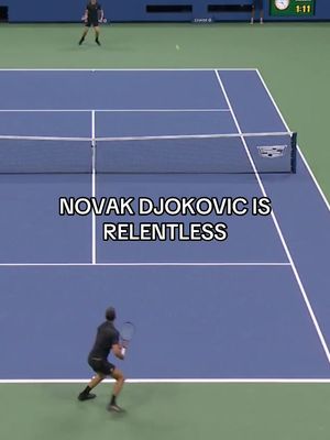 He’s insane #novakdjokovic #USOpen #tennis 