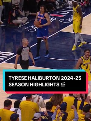 a season we'll never forget 💯 take a look back at @Tyrese Haliburton’s 2024-25 season 👀 #tyresehaliburton #NBA #basketball #indianapacers 