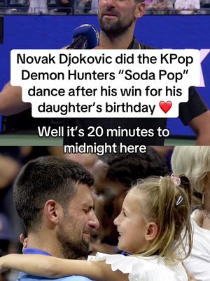 Amazing dad award @Novak Djokovic #novakdjokovic #kpopdemonhunters #sodapop #USOpen 
