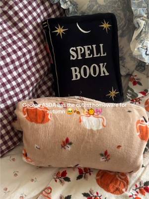 A squishy spell book is essential 🙂‍↕️  @George At Asda @Asda UK #autumnaesthetic #autumndecor #autumn #fallaesthetic #cosy 
