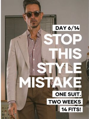 The biggest mistake men make is wearing their suit only as a suit. A good suit should be more than just one outfit—it should unlock dozens. Today’s look is all about breaking the suit apart. I’ve taken the cream blazer and styled it with brown trousers and a bold striped shirt. It feels fresh, intentional, and instantly more relaxed while still being polished. If you’re investing in tailoring, this is the smartest way to get the most out of your pieces. Welcome to Day 6 of the 14-Day Style Challenge—where I style one suit in a different way every single day. Sometimes together. Sometimes as separates. Always with style. #MensStyle #SuitSeparates #stylechallenge 