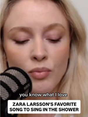 ZARA LARSSON | Her favorite songs to sing in the shower #AD30 (search America’s Dance 30 on YouTube or wherever u get your podcasts for the full chat w @Zara Larsson) #americasdance30 #brianfink #zaralarsson #fyp                 