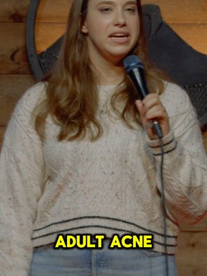 Adult acne 😂 To fully appreciate the callback, watch my special 'A Jewish Star' on YouTube  Tour:  Washington DC 9/12 - 9/14 Erie, PA 10/10 Pittsburgh, PA 10/11 Zanesville, OH 10/24 Charlotte, NC 11/12