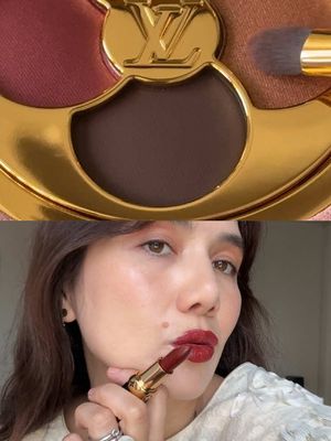 La Beauté @Louis Vuitton under the creative direction of Pat McGrath has my stamp of approval. Creamy. Rich. Staying power. #beauty #makeup #louisvuitton 