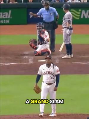 Accident or on purpose? Valdez hits his own catcher 👀 #baseball #MLB #astros 