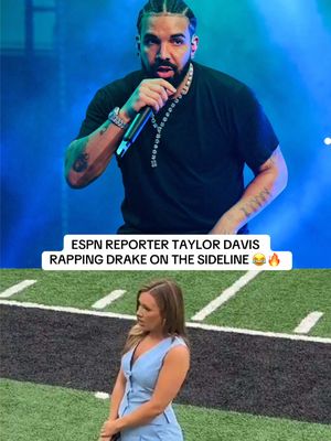 She forgot where she was for a second 😂 #nfltiktok #Drake 