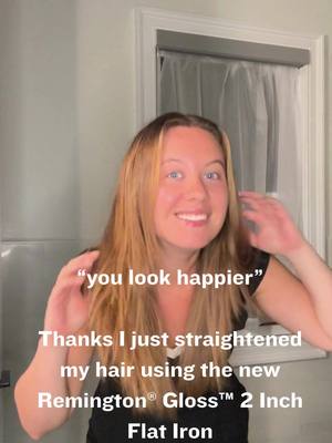 You can always catch me smiling ear to ear and playing with my hair when I use my Remington® Gloss™ 2” Flat Iron 💜 Snag yours at @target✨