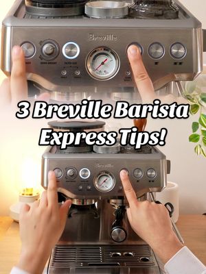 Do you have any other tips for Breville owners? #brevillebaristaexpress #espressomachine #coffee #espresso 