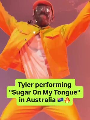 The Brisbane crowd was going crazy when Tyler played “Sugar On My Tongue” 🇦🇺🔥 Is this one of Tyler’s best crowds so far⁉️ 🎥: (TikTok / taneesha.b)