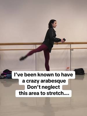 DON’T NEGLECT THIS FOR ARABESQUE ✨ #stretch #ballet #ballettips 