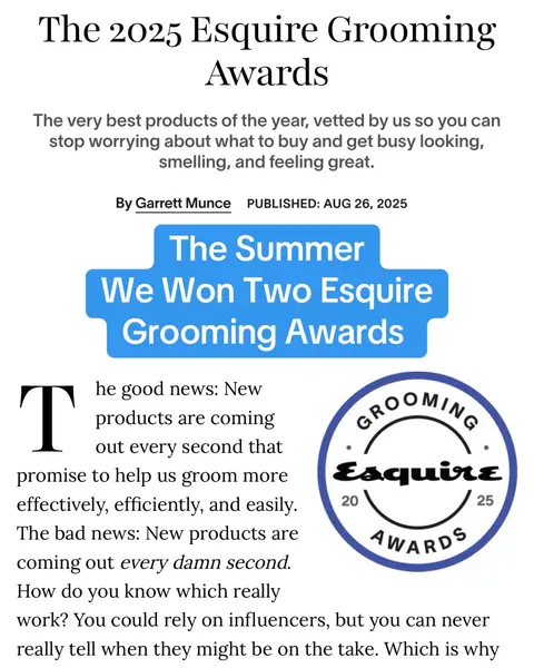 Turns out Esquire loves our Black Lip Balm and Tattoo Frost as much as you do 🖤 Thank you for all the love! #harrysrazors #menspersonalcare #esquire #mensgrooming #tsitp 