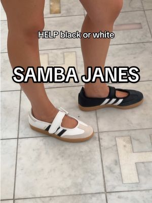 I’m beyond obsessed with this sneaker I’m gonna get so much wear out of these #sambajane #maryjanesambas #sneakers #velcro #slipon also obsessed w the red and the green AH 