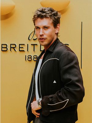 Austin Butler in the building — NYC launch vibes. #breitling #austinbutler #nfl 