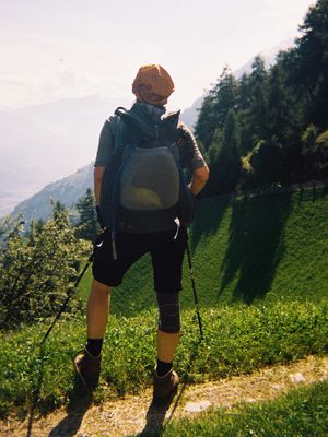 life on film  - Barbara’s Hike Across the Alps  - #lifeonfilm #givingdisposablecamerastostrangers #travel #alps giving disposable cameras to strangers  