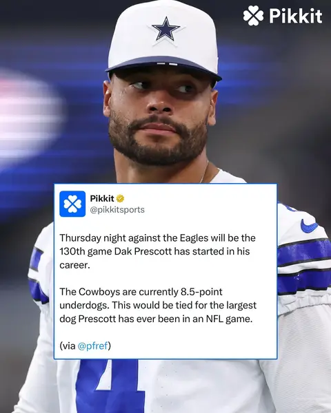 The Cowboys keeping the game close against the Eagles? Or is it a blowout? #nfl #footballtiktok #dallascowboys #philadelphiaeagles 