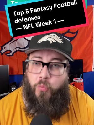 Top 5 Fantasy Football Defenses for week 1 of the NFL Season! #acshear #walterpicks #fantasyfootball #fantasyfootballdefenses 