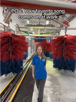 Everyone has that one song they can’t help but sing at work. What’s yours? 🫧✨🚙🎶🎤