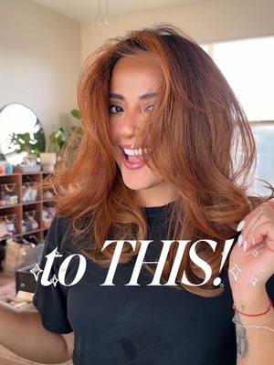 just a quick refresh at home 👩🏼‍🦰 I used @Schwarzkopf Professional Chroma ID color mask 7-77 & 6-88 #copperhaircolor #copperhair #hairmask #haircolor 