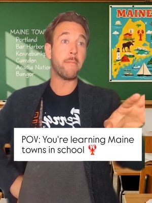 Is Lewiston by the sea gonna be on the test?  #maine #mainelife #portlandmaine #mainethings #newengland 
