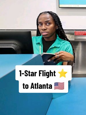 1-Star Flight To Atlanta ⭐🇺🇸 #airport #cheap #plane #travel #america 