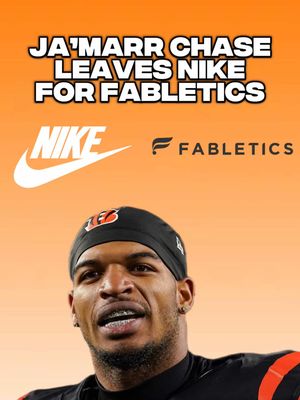 Ja’Marr Chase LEAVES Nike for Fabletics #nfl #comedy #bengals 