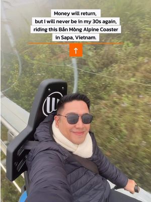 Money will return, but I will never be in my 30s again, riding this Bản Mòng Alpine Coaster in Sapa, Vietnam. 🎢⛰️ The Bản Mòng Alpine Coaster in SaPa is the perfect mix of thrill and scenery. It is like a roller coaster ride through nature’s masterpiece! With every twist and turn, you’re surrounded by stunning mountain views and fresh air. Buckle up for an adventure you’ll never forget! Save this video and include this to your Sapa travel bucket list. 🏷️ RATES: - Adults: 200,000 VND ($7.9) - Children (under 1.35 m): 100,000 VND ($3.9) - Extra rides: 50% discount for the next ride 📍 Group 3, Cau May Ward, Sapa Town, Lao Cai, Vietnam.  #foodtripbakamo #sapavietnam #sapa #vietnamtrip #creatorsearchinsights 
